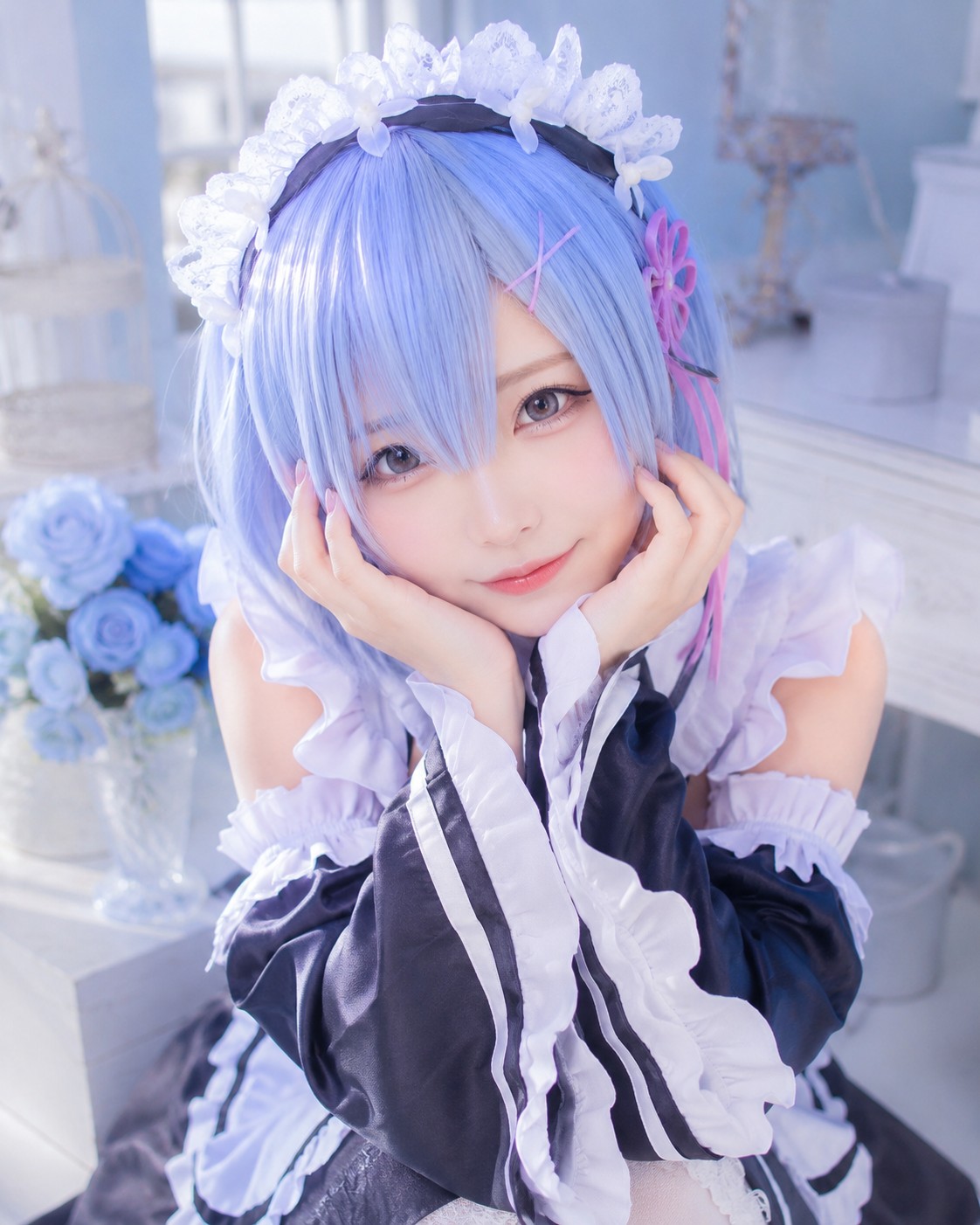 小顔ダブルポーズの撮影例