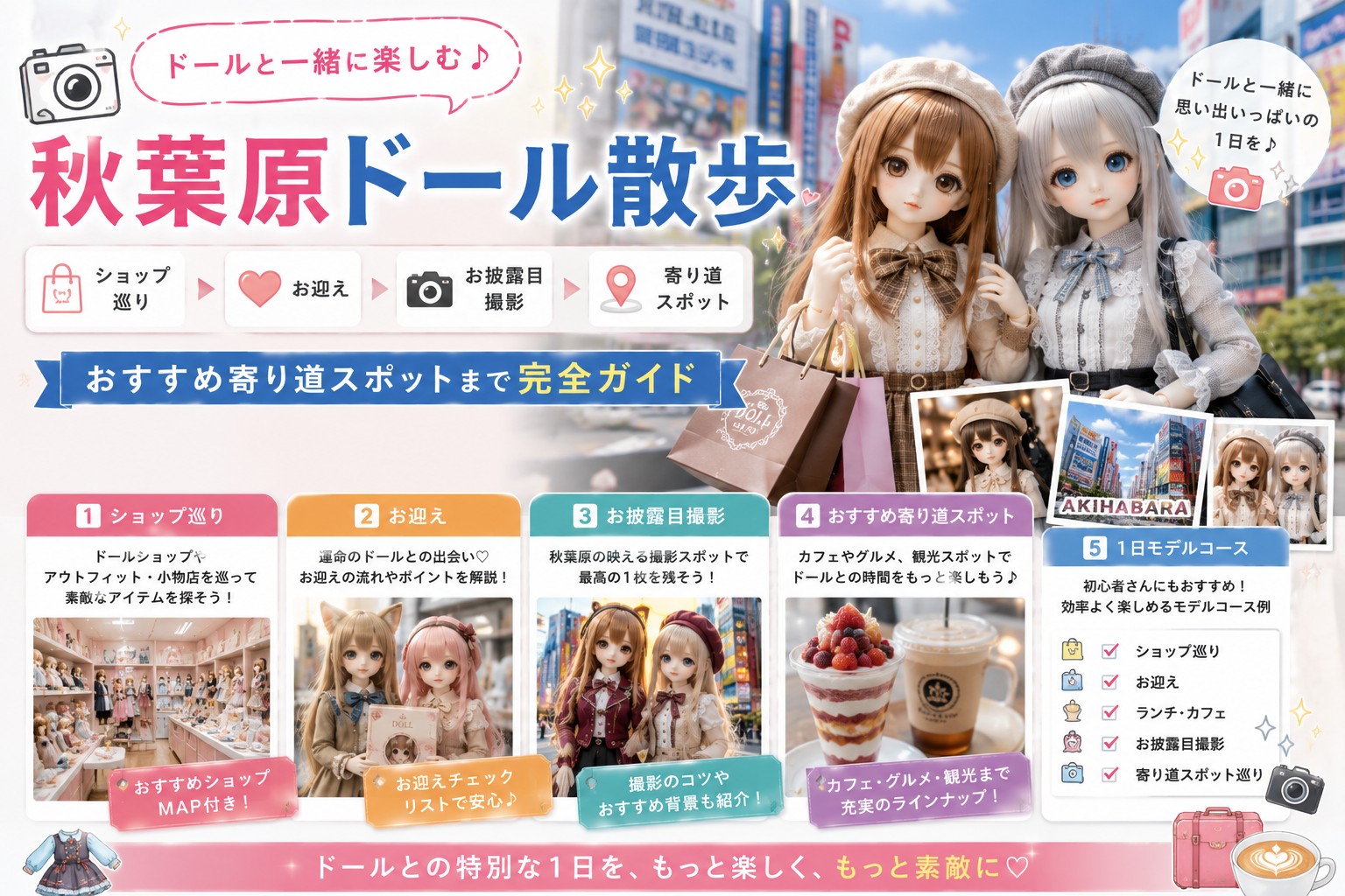 秋葉原のドール撮影・お迎え撮影に対応する格安レンタル撮影スタジオ