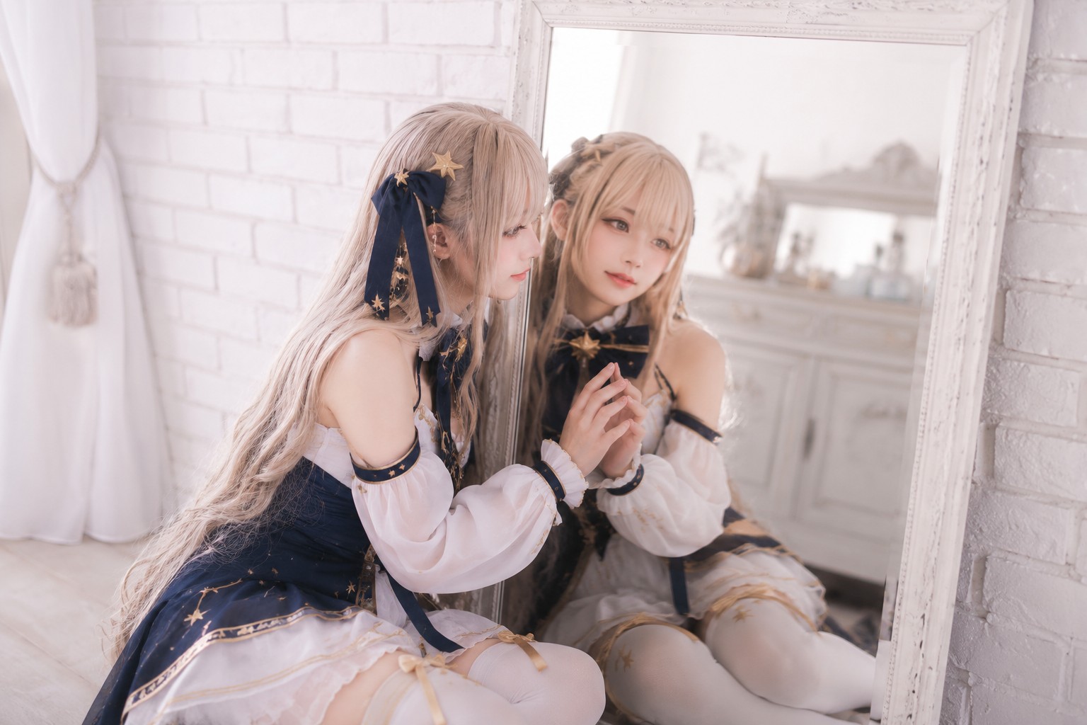 リフレクションポーズの撮影例