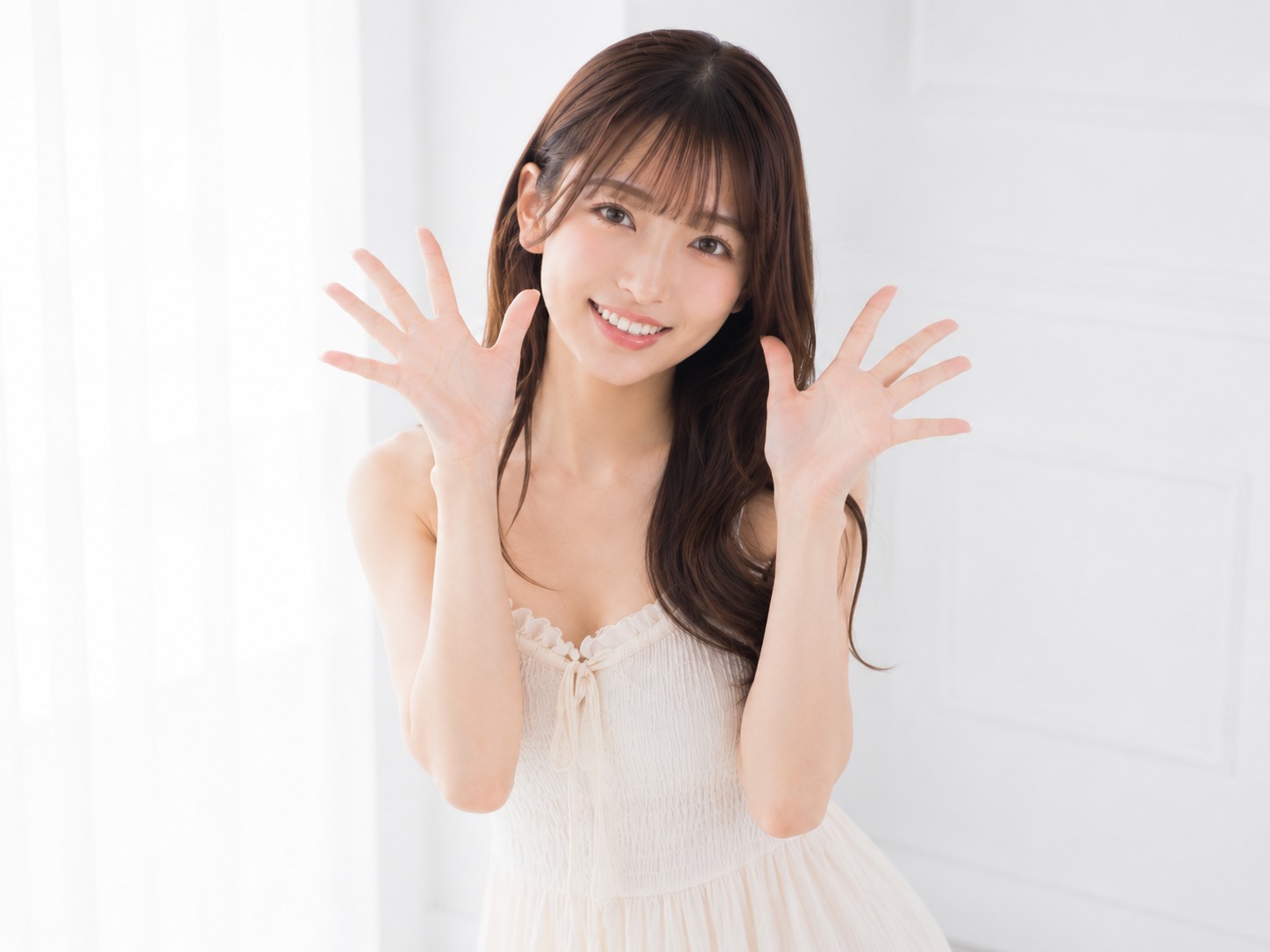 目を開けた瞬間の生き生きとした表情撮影例