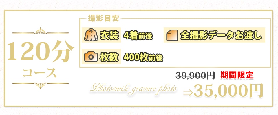 �����v���t�B�[���ʐ^�B�e 120���R�[�X�̗����\