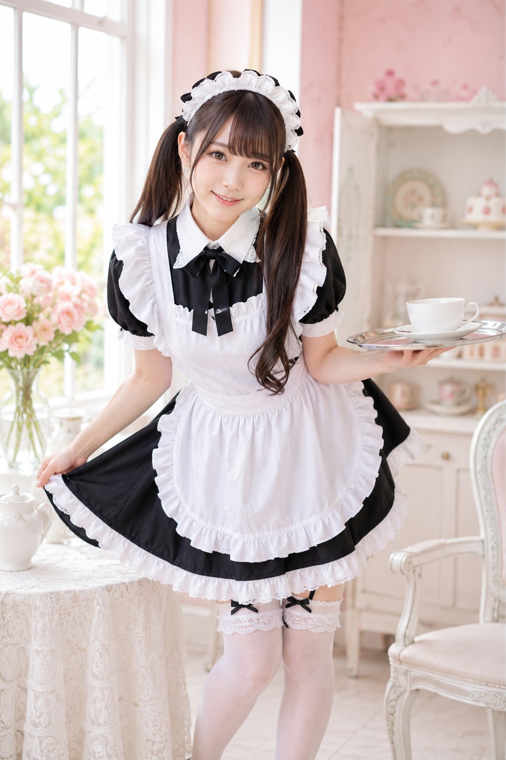 メイド服 コスプレ撮影の写真例