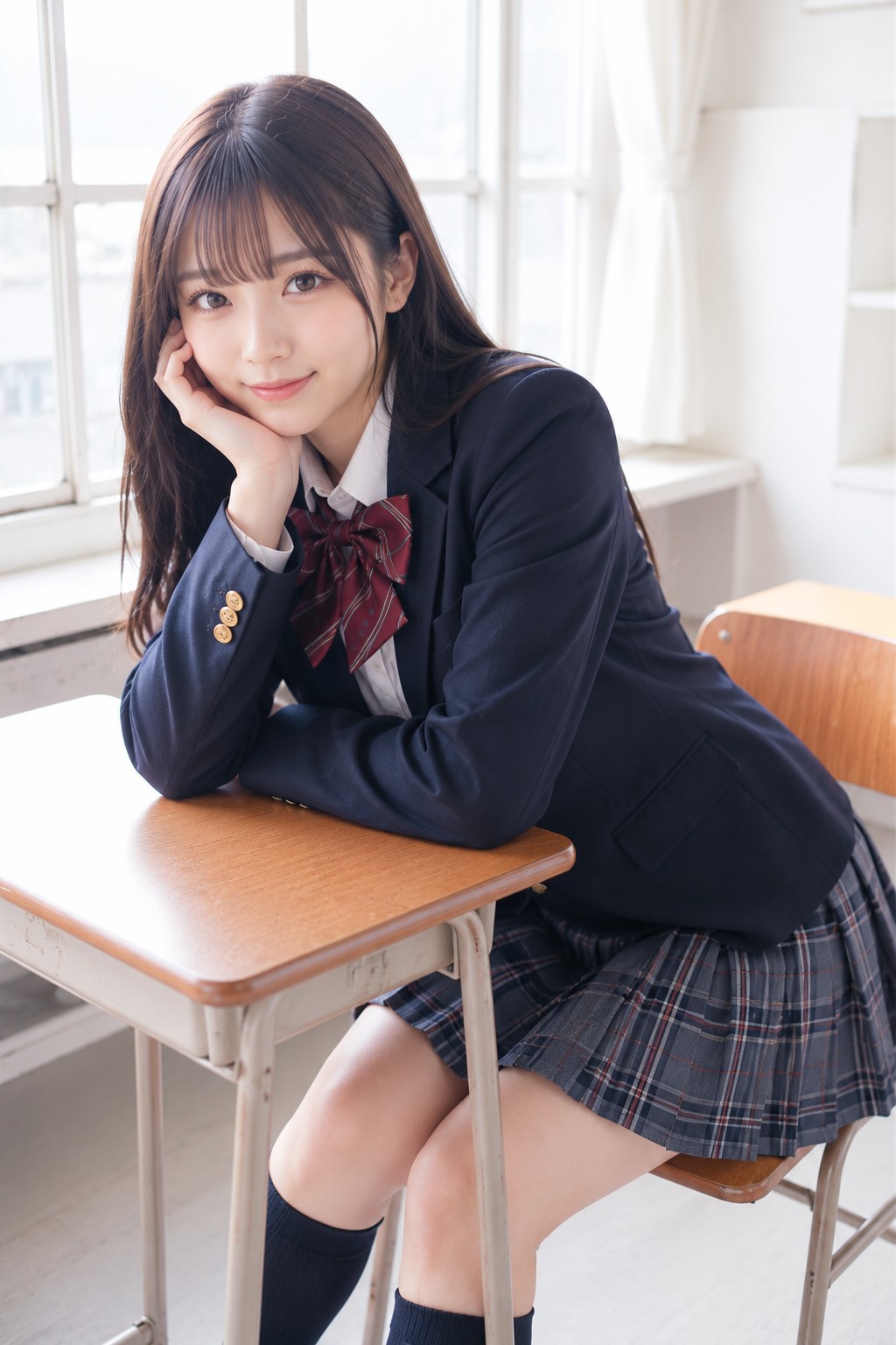 制服 セーラー服 コスプレ撮影の写真例