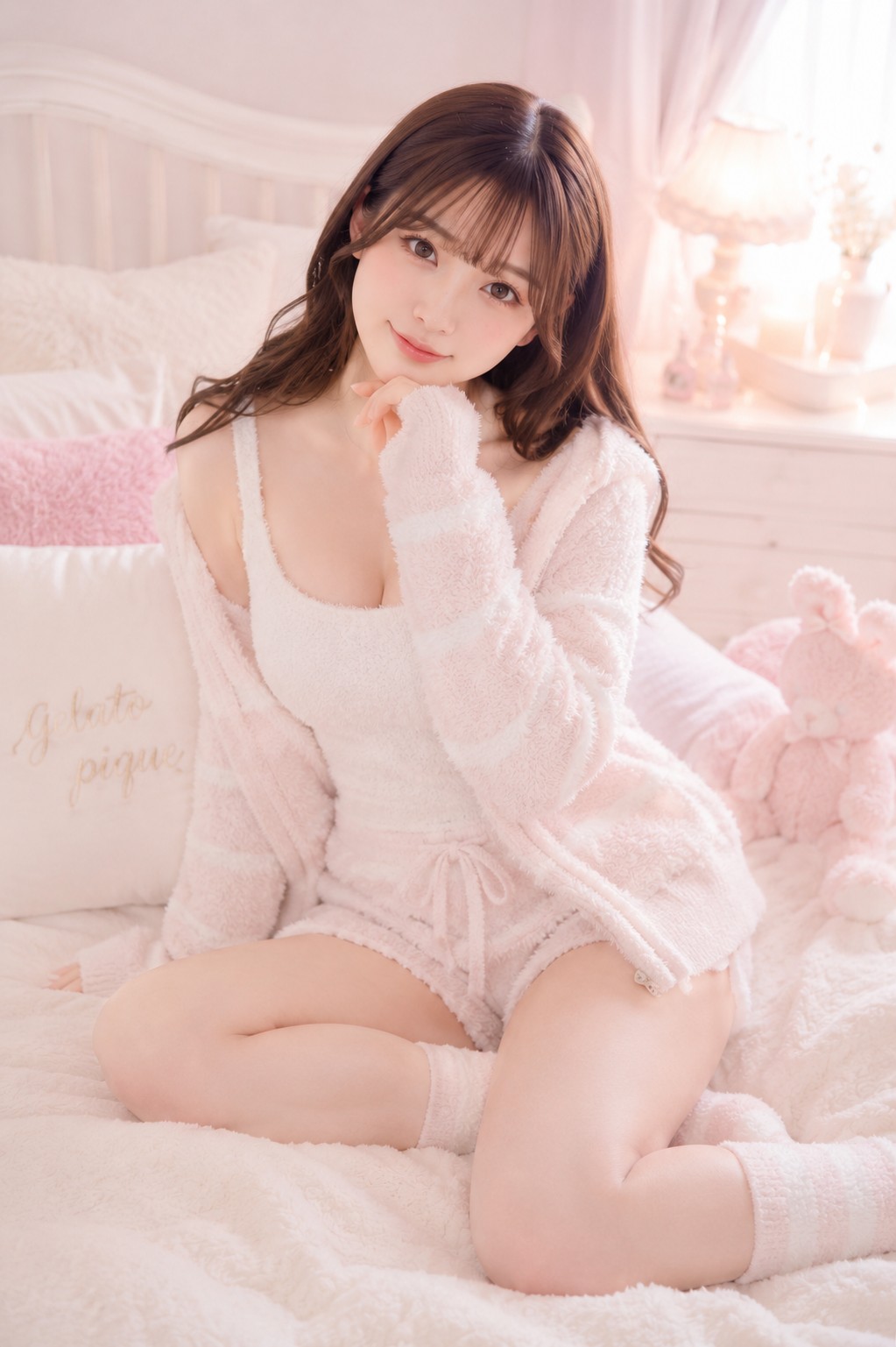 ルームウェア ランジェリー風 コスプレ撮影の写真例