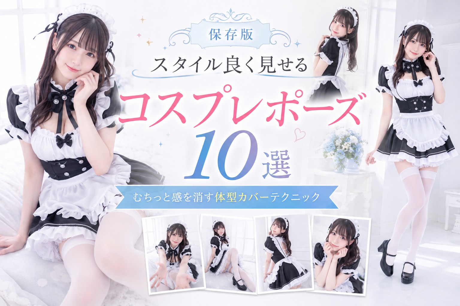 【保存版】スタイル良く見せるコスプレポーズ10選 メイン