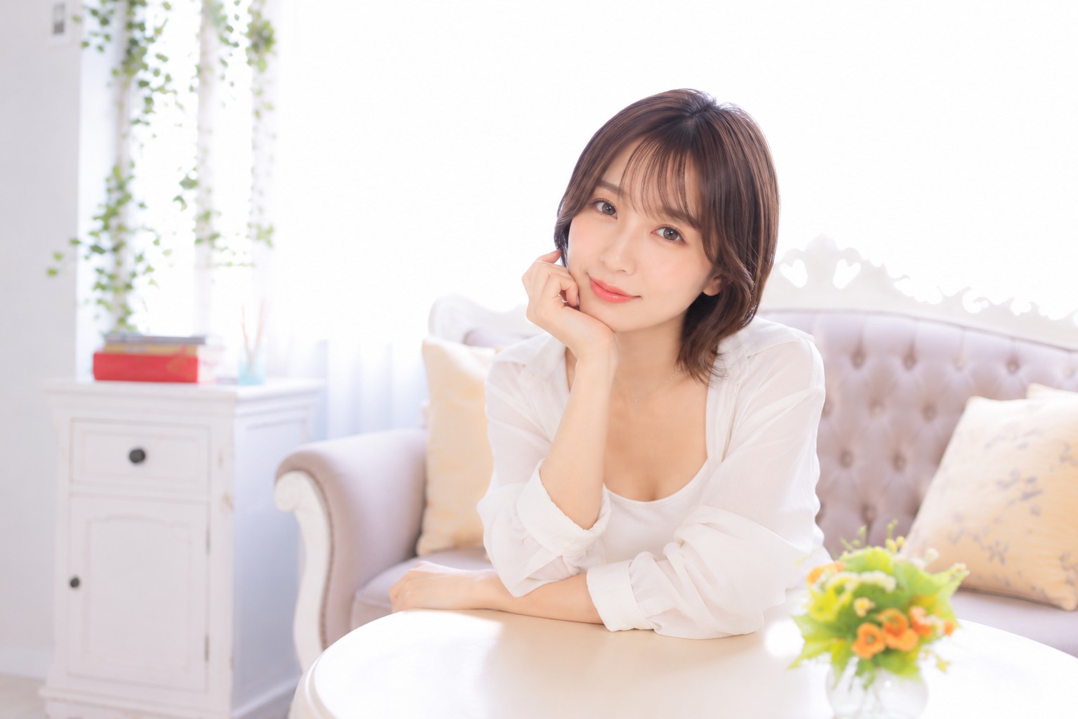 自然光を生かしたポートレート写真撮影